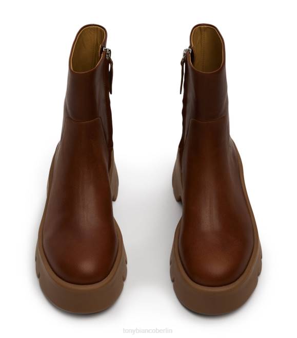 Stiefeletten| de Tony Bianco Frauen Rumpelstiefeletten Cognac 4624546